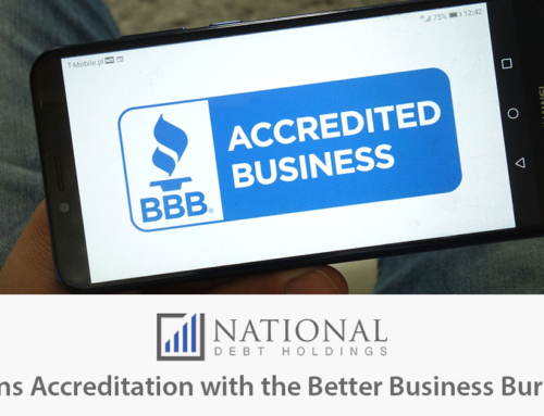 National Debt Holdings Earns Better Business Bureau Accreditation